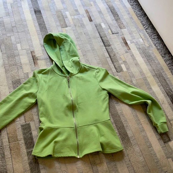 Forever 21 Tops - Peplum Zip Up Hoodie